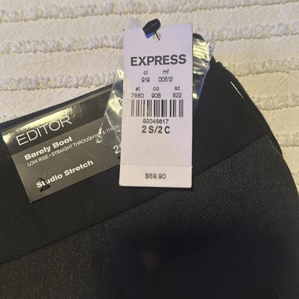 Express Editor Dress Pant Sz 2 Short - Picture 3 of 3